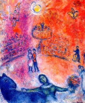 zeitgenössische kunst von Marc Chagall - Zirkus
