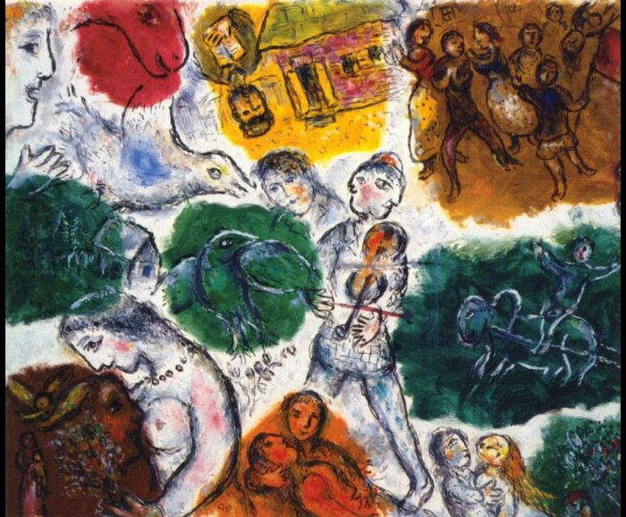 Marc Chagall Andere Malerei - Komposition