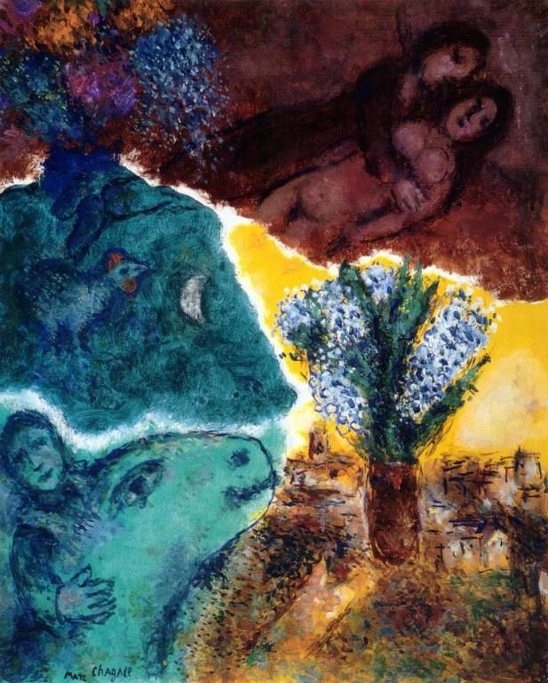 Marc Chagall Andere Malerei - Dämmerung