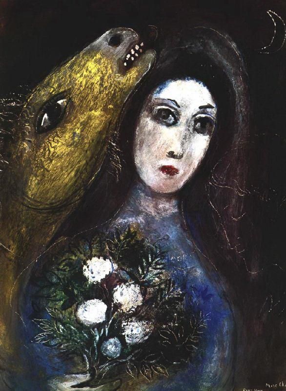 Marc Chagall Andere Malerei - Für Vava
