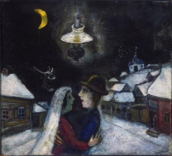 Marc Chagall Andere Malerei - In der Nacht