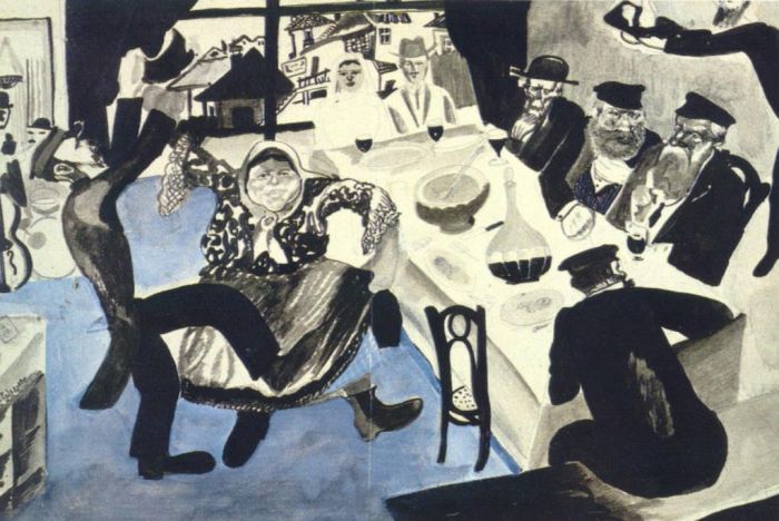 Marc Chagall Andere Malerei - Jüdische Hochzeit