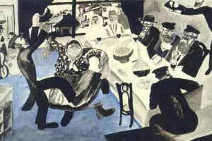 zeitgenössische kunst von Marc Chagall - Jüdische Hochzeit