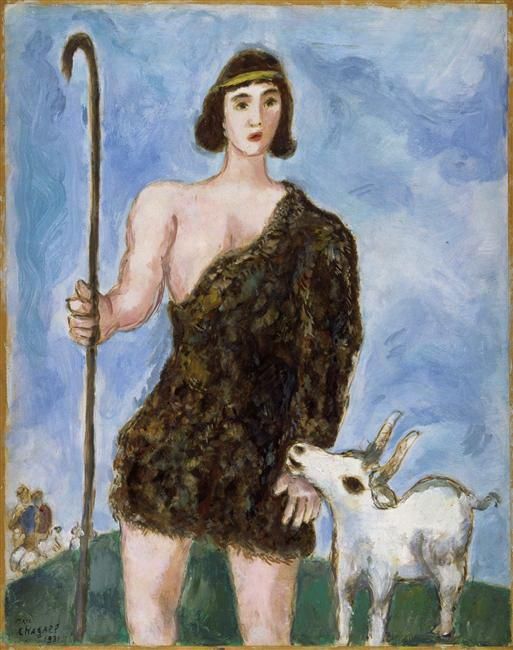 Marc Chagall Andere Malerei - Joseph, ein Hirte