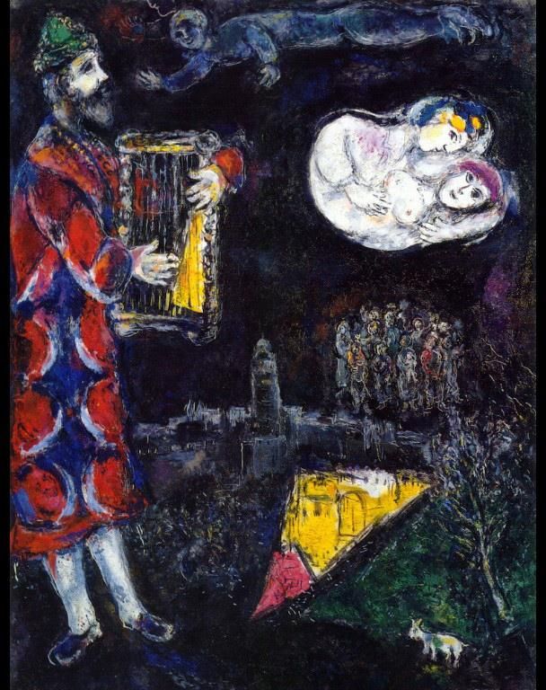 Marc Chagall Andere Malerei - König-Davids-Turm
