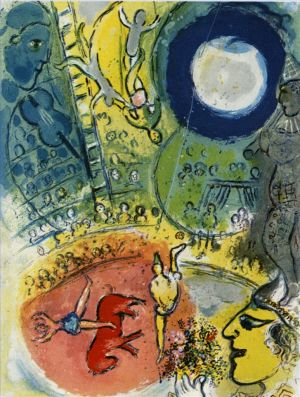 zeitgenössische kunst von Marc Chagall - Le Cirque