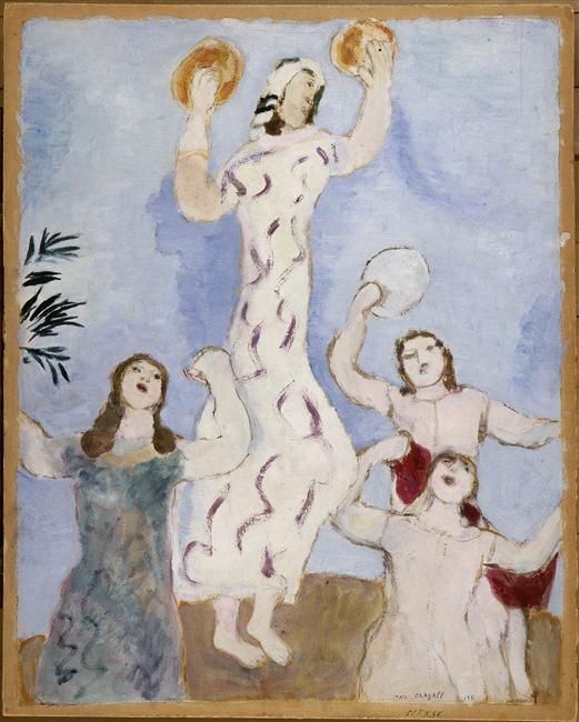 Marc Chagall Andere Malerei - Miriam tanzt
