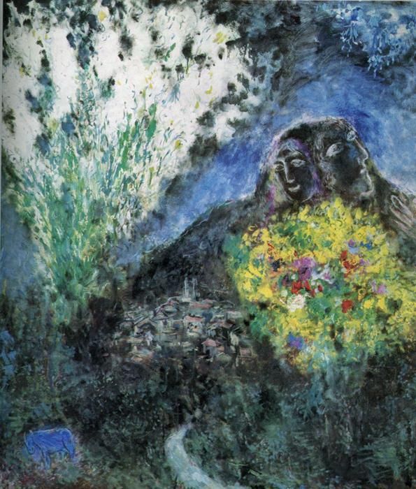 Marc Chagall Andere Malerei - In der Nähe von Saint Jeannet