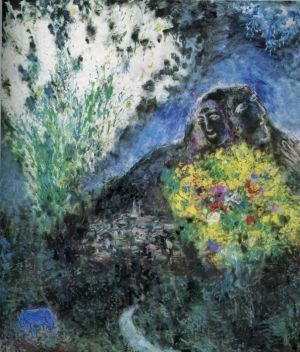 zeitgenössische kunst von Marc Chagall - In der Nähe von Saint Jeannet