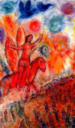zeitgenössische kunst von Marc Chagall - Phaeton
