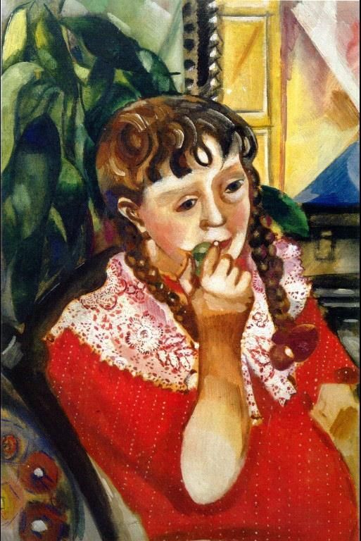 Marc Chagall Andere Malerei - Porträt von Schwester Maryasinka