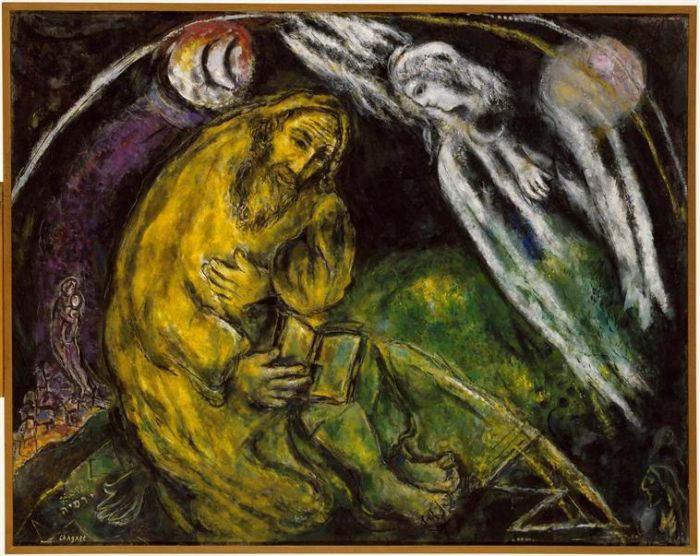 Marc Chagall Andere Malerei - Prophet Jeremia
