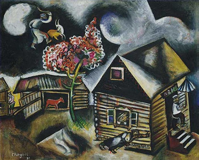 Marc Chagall Andere Malerei - Regen