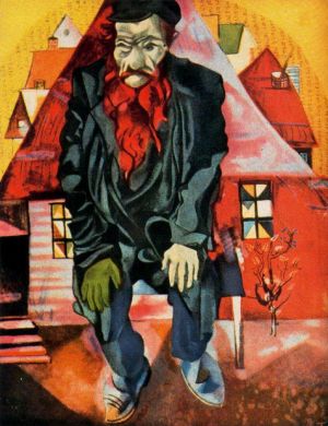 zeitgenössische kunst von Marc Chagall - Roter Jude