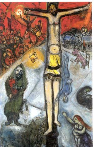 zeitgenössische kunst von Marc Chagall - Auferstehung