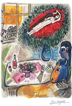 Marc Chagall Andere Malerei - Träumereien