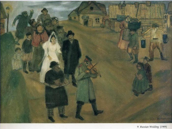 Marc Chagall Andere Malerei - Russische Hochzeit