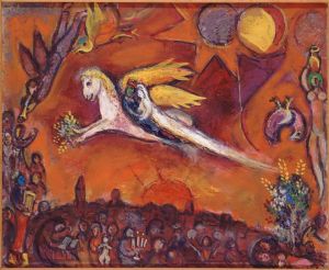 zeitgenössische kunst von Marc Chagall - Hohelied IV