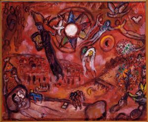 zeitgenössische kunst von Marc Chagall - Hohelied V