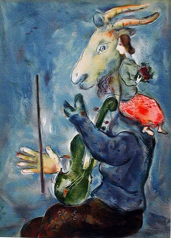 Marc Chagall Andere Malerei - Frühling