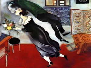 zeitgenössische kunst von Marc Chagall - Der Geburtstag