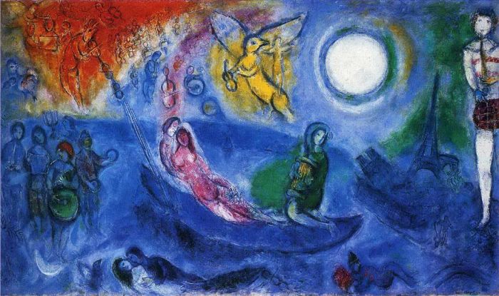 Marc Chagall Andere Malerei - Das Konzert