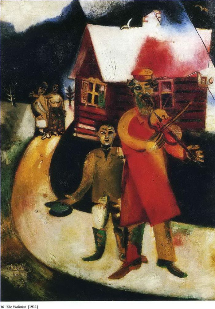Marc Chagall Andere Malerei - Der Geiger