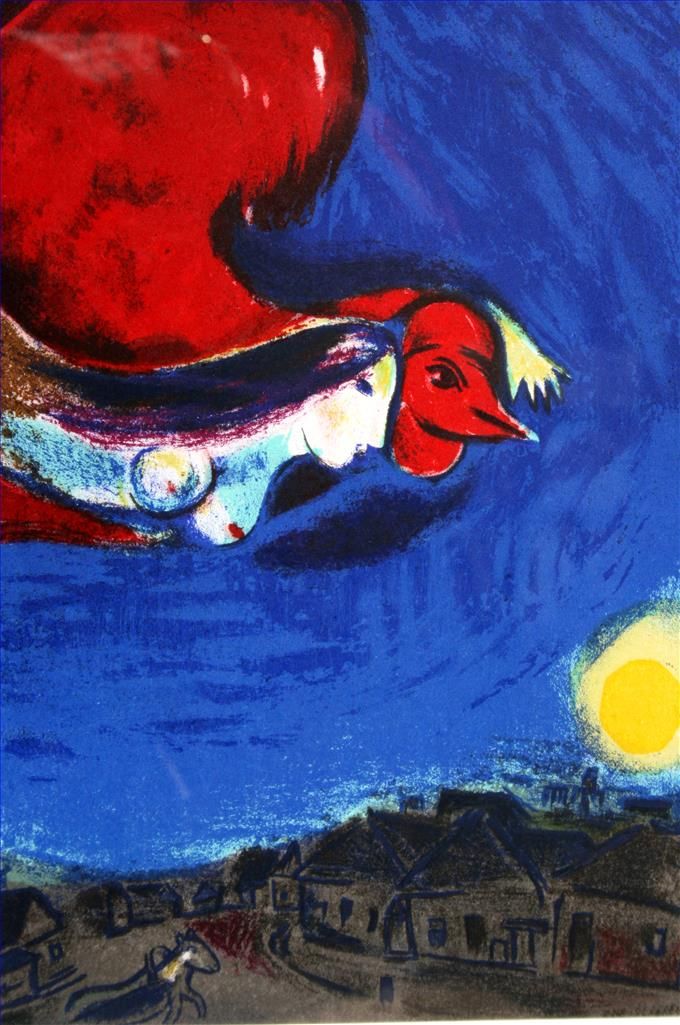 Marc Chagall Andere Malerei - Das Dorf bei Nacht