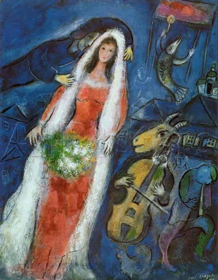 Marc Chagall Andere Malerei - Die Hochzeit