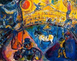 zeitgenössische kunst von Marc Chagall - Der Zirkus