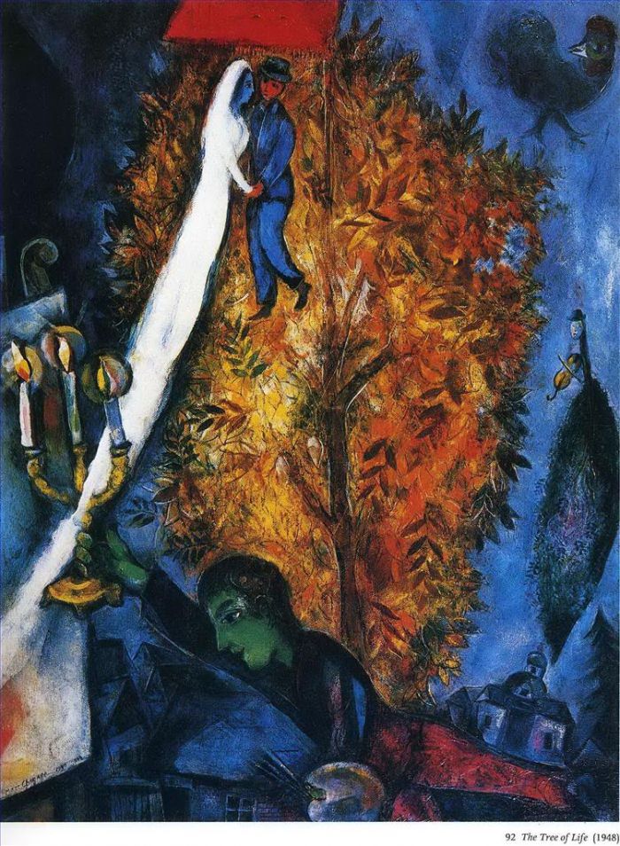 Marc Chagall Andere Malerei - Der Baum des Lebens