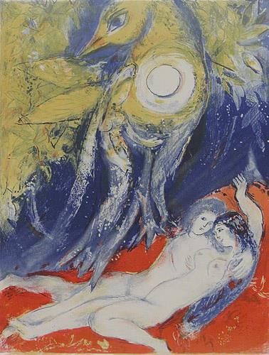 Marc Chagall Andere Malerei - Dann sagte der König in sich selbst