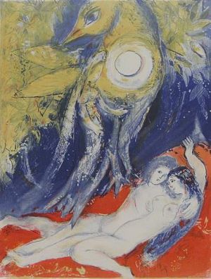 zeitgenössische kunst von Marc Chagall - Dann sagte der König in sich selbst
