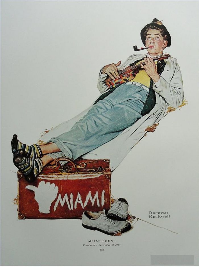 Norman Rockwell Andere Malerei - Miami
