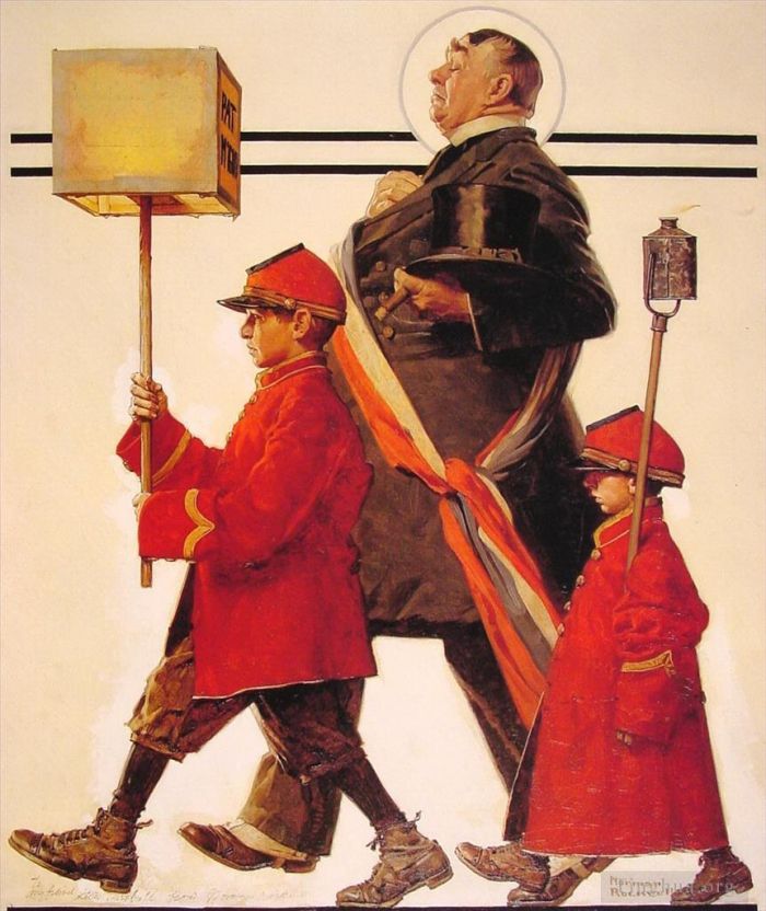 Norman Rockwell Andere Malerei - Parade 1924