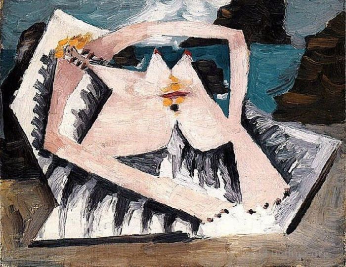 Pablo Picasso Ölgemälde - Baigneuse 5 1928