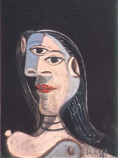 Pablo Picasso Ölgemälde - Büste der Frau Dora Maar 1938