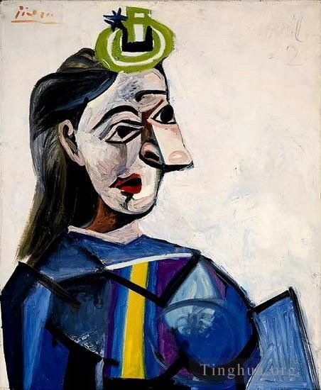 Pablo Picasso Ölgemälde - Büste der Frau Dora Maar 1941
