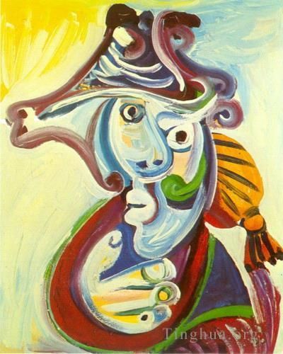 Pablo Picasso Ölgemälde - Buste de Torero 1971