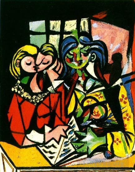 Pablo Picasso Ölgemälde - Deux-Persönlichkeiten 1934