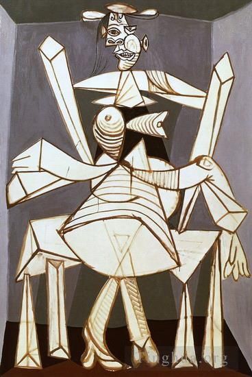 Pablo Picasso Ölgemälde - Dora 1938, eine Frau, die auf einem Sofa sitzt