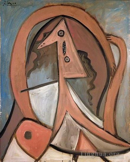 Pablo Picasso Ölgemälde - Femme assise1923
