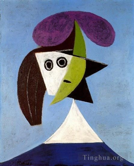 Pablo Picasso Ölgemälde - Femme au chapeau 1939
