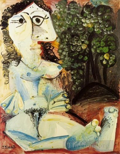 Pablo Picasso Ölgemälde - Eine neue Frau in einer Familie, 1967