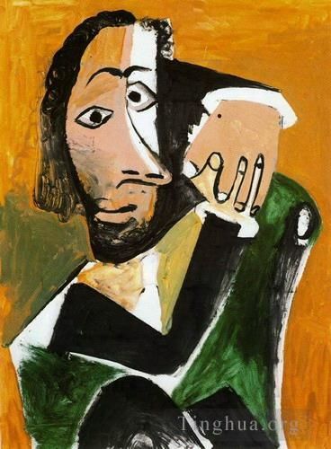 Pablo Picasso Ölgemälde - Homme Assist 2 1971