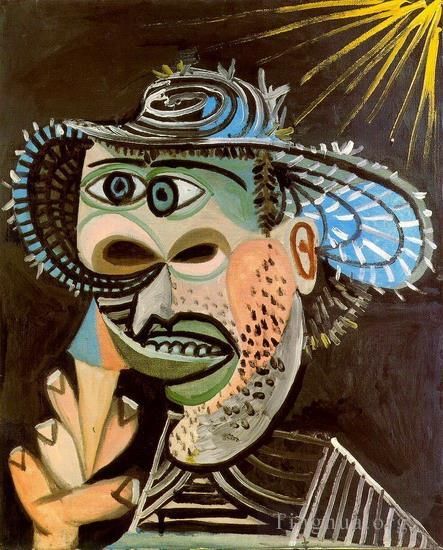 Pablo Picasso Ölgemälde - Homme au cornet de glace 3 1938
