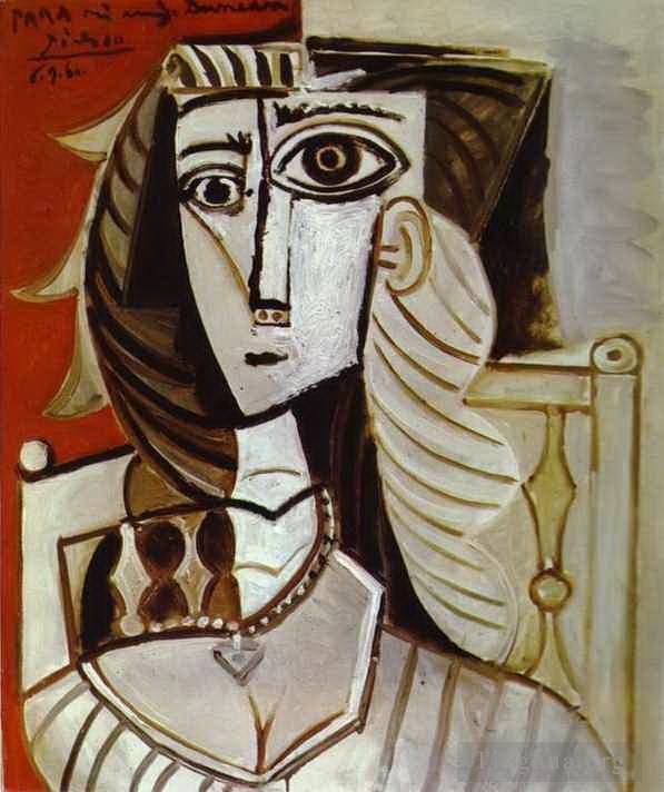 Pablo Picasso Ölgemälde - Jacqueline 1960