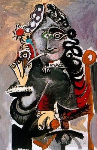 Pablo Picasso Ölgemälde - Mousquetaire a la Pipe 1968