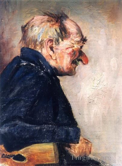 Pablo Picasso Ölgemälde - Portrait d homme Bibi la püree 1901