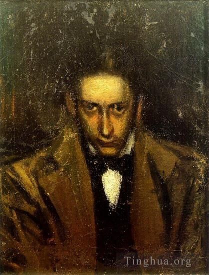 Pablo Picasso Ölgemälde - Porträt von Carlos Casagemas 1899